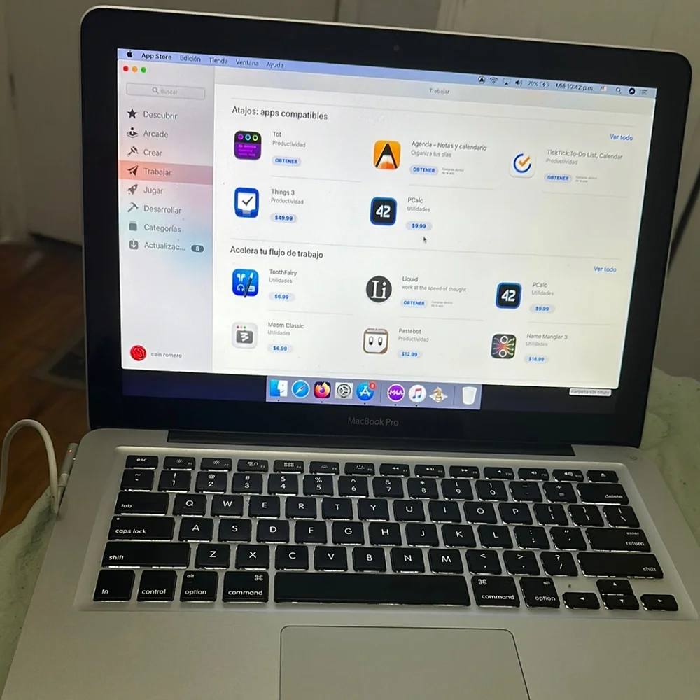Apple Silver MacBook Sleek Design Laptop